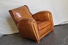 Giant Deauville French Leather Club Chair