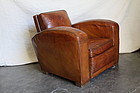 Vintage French Club Chair - Giant Lyon Lounge Single