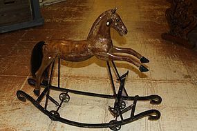 French Napoleon III Rocking Horse