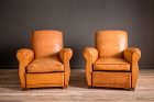 Samur Slope French Club Chair pair
