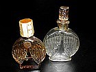 2 Vintage French Perfumes Corday Bone/Glass