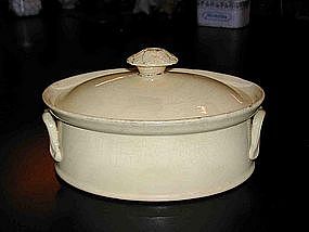 Vintage French Yelloware / Stoneware Terrine with Cover