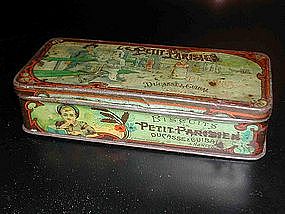 Petit Parisien Vintage French Biscuit Tin