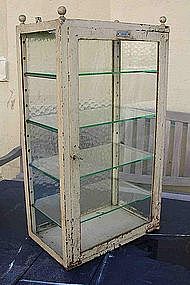 Vintage French Medical Surgeon's Glass Cabinet "Loreau"