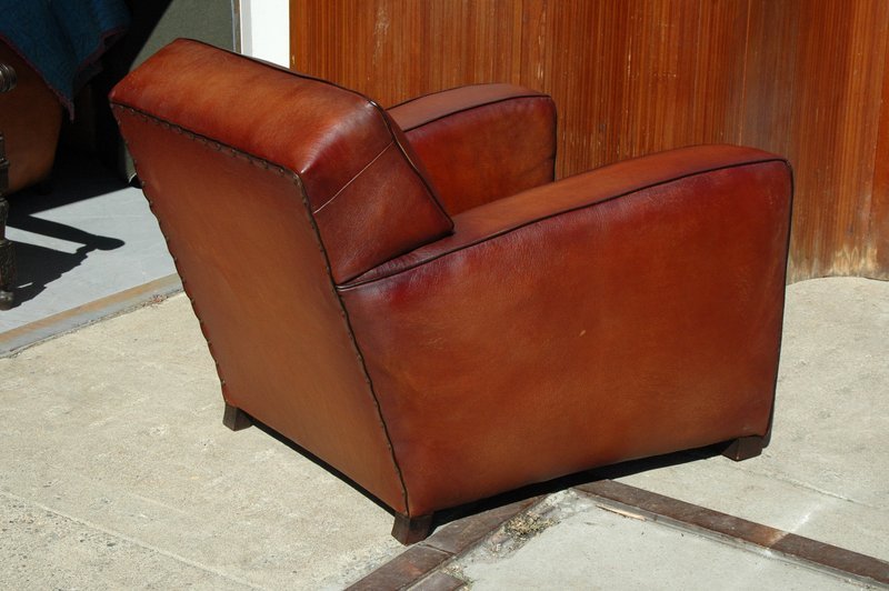 Vintage French Club Chair - Royal Giant Square Single