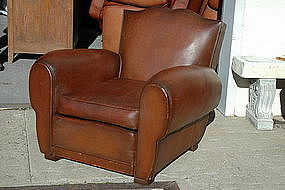 Classic Grand Moustache French Club Chair Single