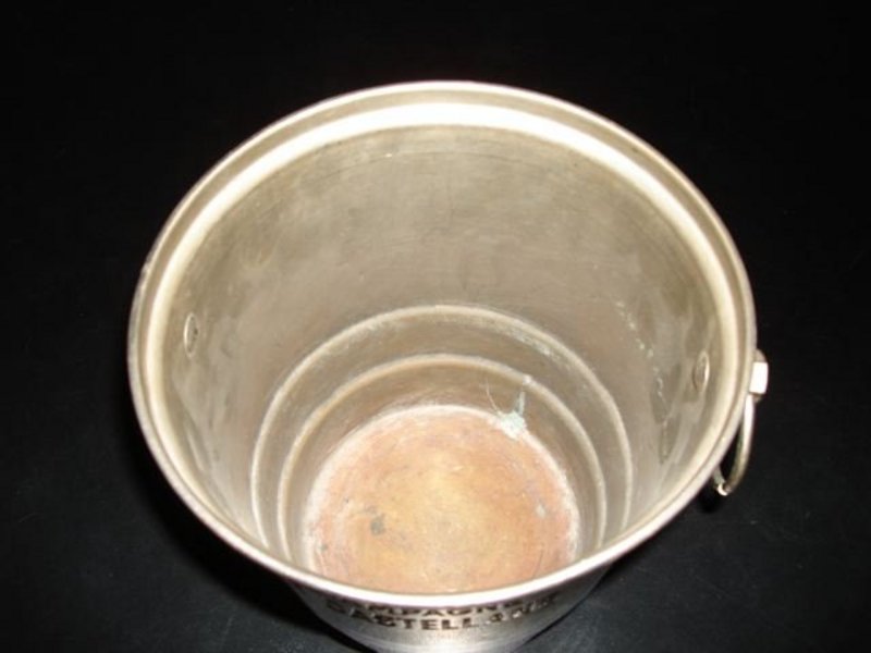Vintage French Champagne de Castellane Ice Bucket