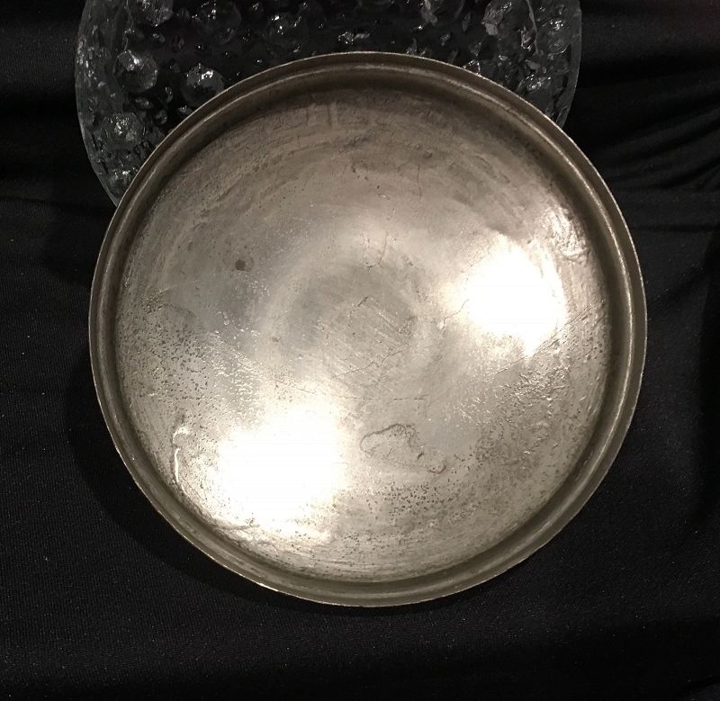 Victorian Federal Glass Windsor Pattern Powder Jar and Metal Lid