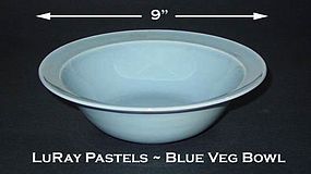 LuRay Pastels 1940's TS&T Lg Blue Vegetable Bowl