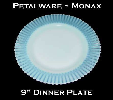 Macbeth-Evans Petalware Monax 9&quot; Dinner Plate