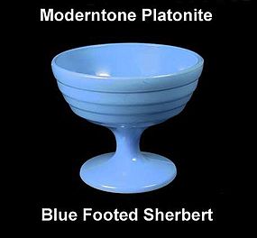 Moderntone Platonite Pastel Blue Footed Sherbert