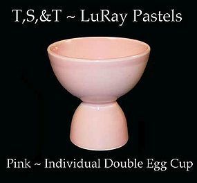 Taylor, Smith & Taylor ~ LuRay Pink Double Egg Cup