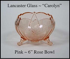 Lancaster ~ Carolyn ~ Landrum ~ 6in Pink Ftd Rose Bowl