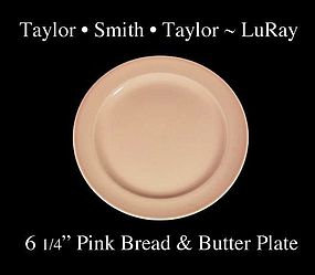 Taylor Smith Taylor LuRay Pink 6 inch Bread Plate