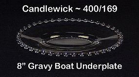 Imperial Candlewick 400/169 Gravy Boat Underplate