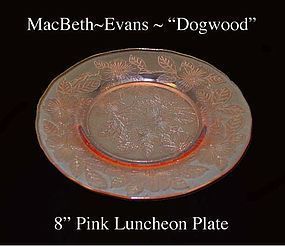 MacBeth-Evans 3-THREE Dogwood 8” Luncheon Plates