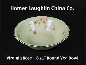 Homer Laughlin China Co ~ 8.5 inch Round Vegetable Bowl