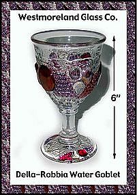 Westmoreland Glass Della Robbia Water Goblet