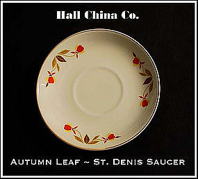 Hall China Autumn Leaf St. Denis Saucer Only