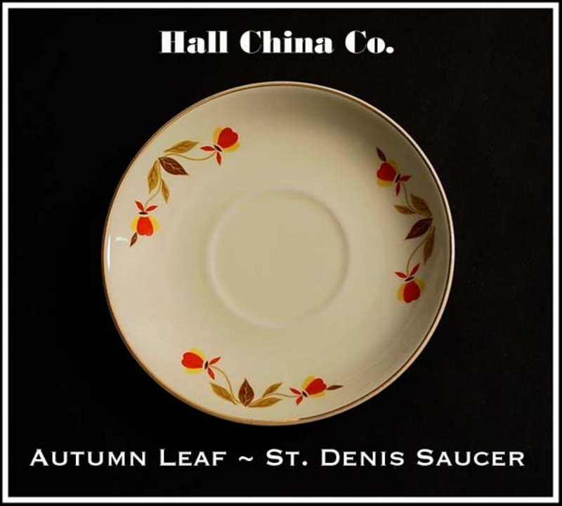 Hall China Autumn Leaf St. Denis Saucer Only