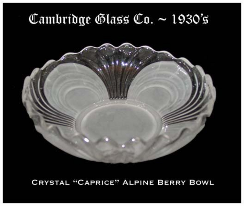 Cambridge Caprice Alpine 5 inch Berry Bowl