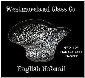 Westmoreland English Hobnail 10" Basket