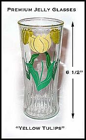 Hocking ~ Set of 6 Tall Tulip Jelly Glasses