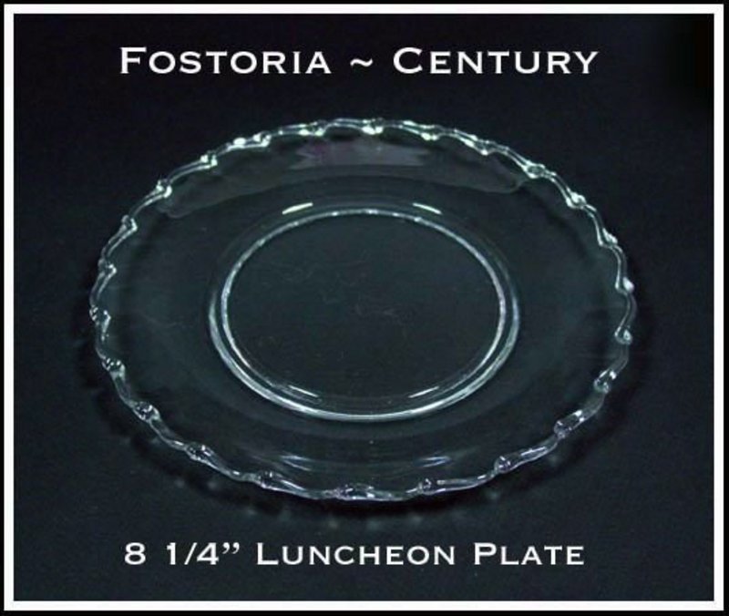 Fostoria Century 8 1/4&quot; Luncheon Plate