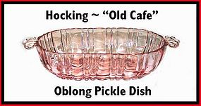 Hocking Old Cafe 7 Inch Olive Dish