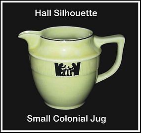 Hall Taverne Silhouette Small Colonial Jug/Pitcher