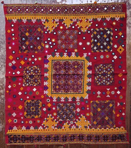 Rajasthan | Silk Sindh Embroidered Dowry Cover