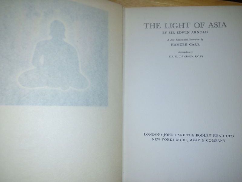 &quot;The Light of Asia&quot;, 1926 illustrated limited edition