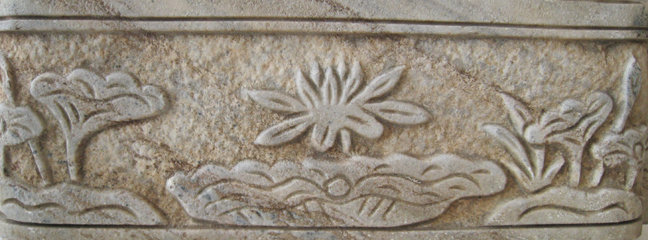 Chinese Carved Marble Planter