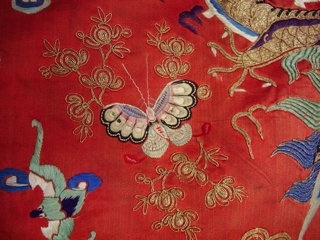 Antique Chinese Imperial Court Robe with 8 Dragons