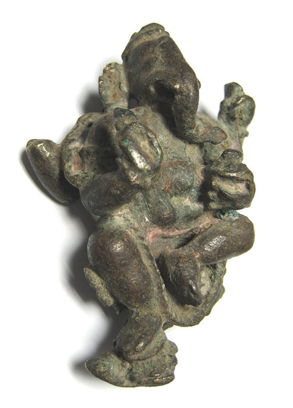 Indian Antique Bronze Figure of Ganesha