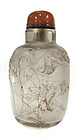 Chinese Antique Crystal Snuff Bottle