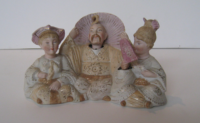 Antique Porcelain Nodding Figures