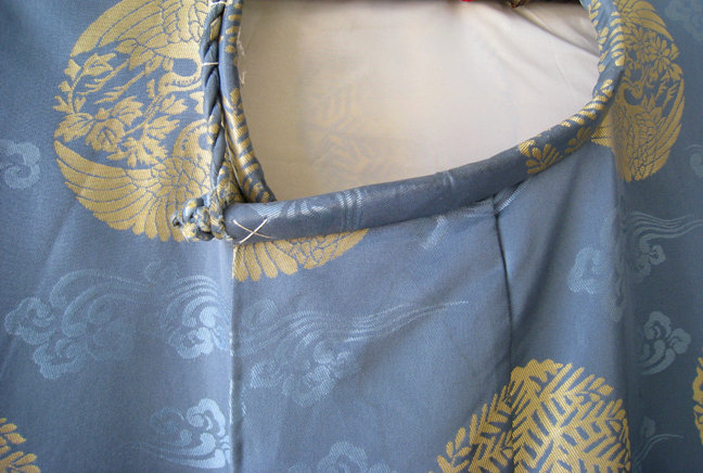 Japanese Antique Silk Priest's Robe