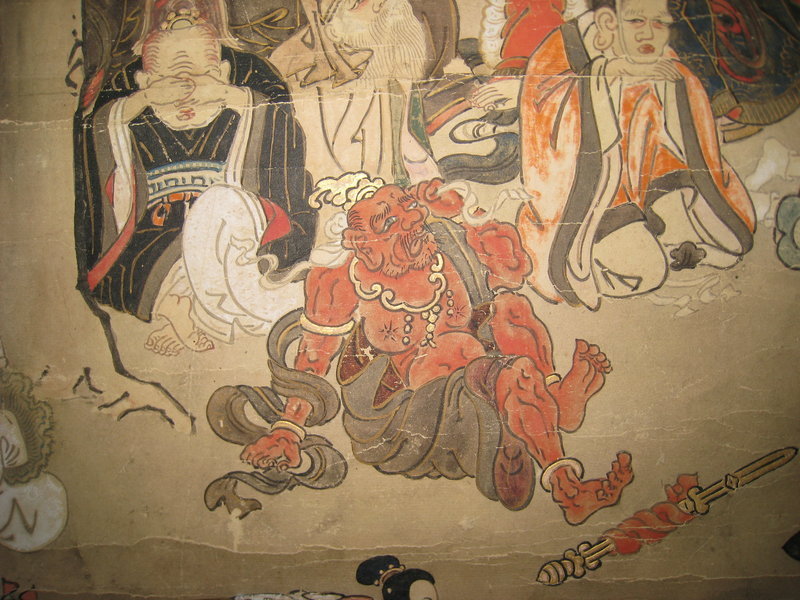 Japanese Buddhist Scroll of Parinirvana