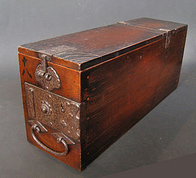 Antique Japanese Safe Box