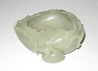 Antique Chinese Nephrite Brush Washer