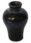 Antique Chinese Blue Flambe Glaze Vase