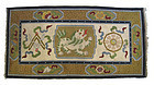 Chinese Antique Rug with Fu Lion