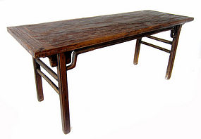 Chinese Antique Large Rustic Jumu Wood Table
