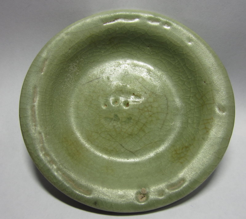 Chinese Ming Dynasty Small Celadon Plate