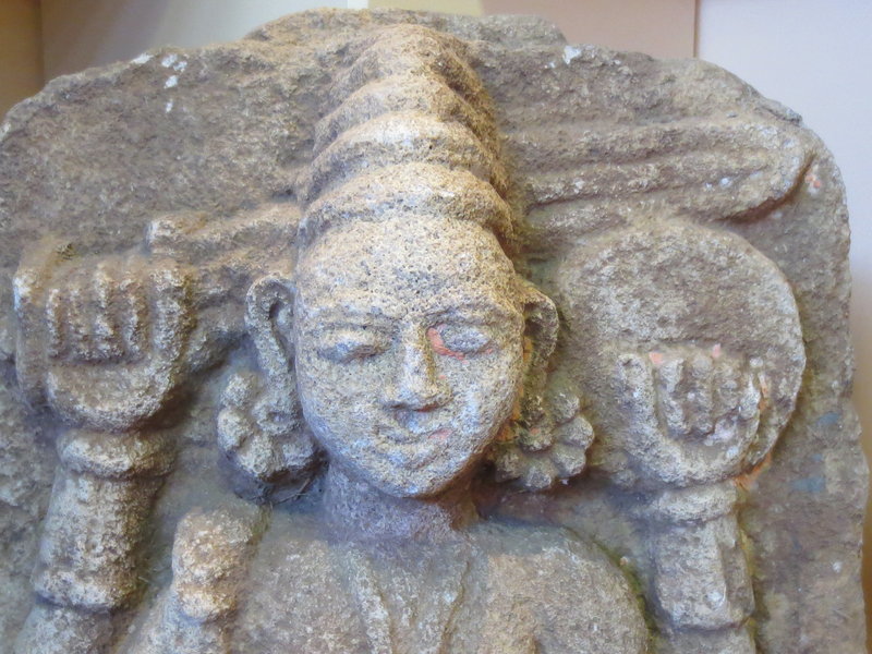 Antique Indian Durga Sculpture