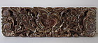 Indonesian Balinese Carved Wooden Polychrome Panel