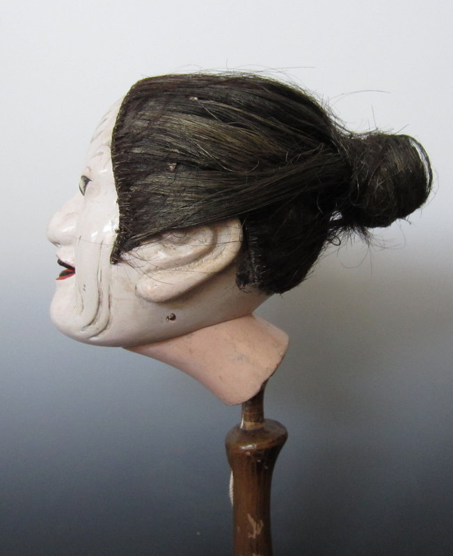 Japanese Bunraku Puppet Head of Old Woman
