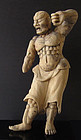 Japanese Antique Wooden Nio, Temple Guardian