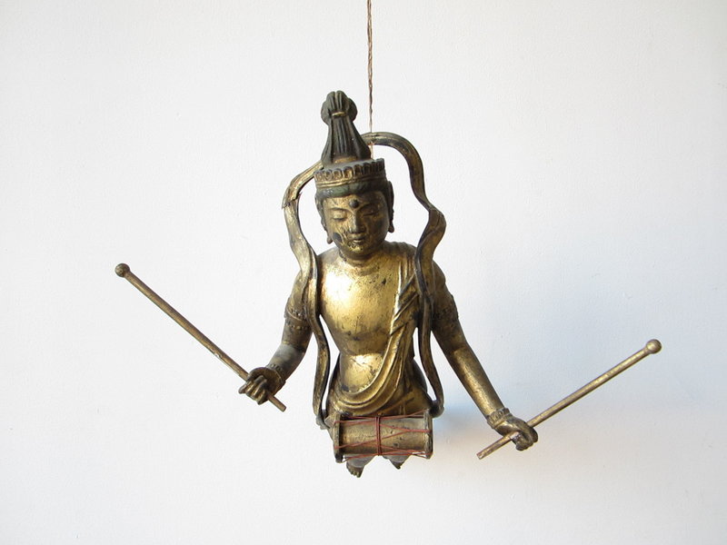 Pair of Hanging Apsaras or Kuyo Bosatsu